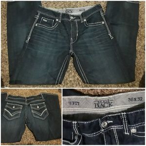 Buckle Black Jean's size 36x32...EUC